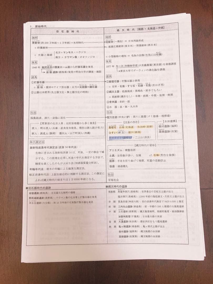 河合塾 坂本勝義先生 日本史授業プリント - メルカリ