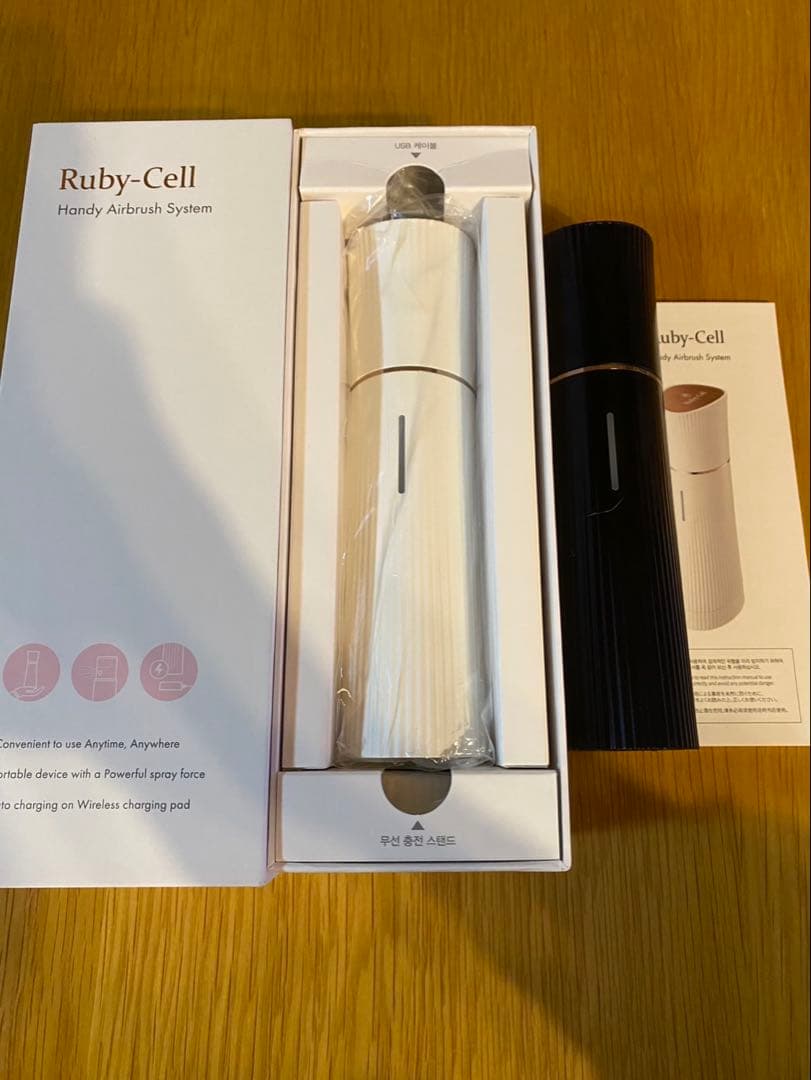 Ruby-Cell ハンディエアブラシシステム ホワイト　ブラックおまけ 2026年最新】ルビーセル ハンディ ブラックの人気アイテム - メルカリ
