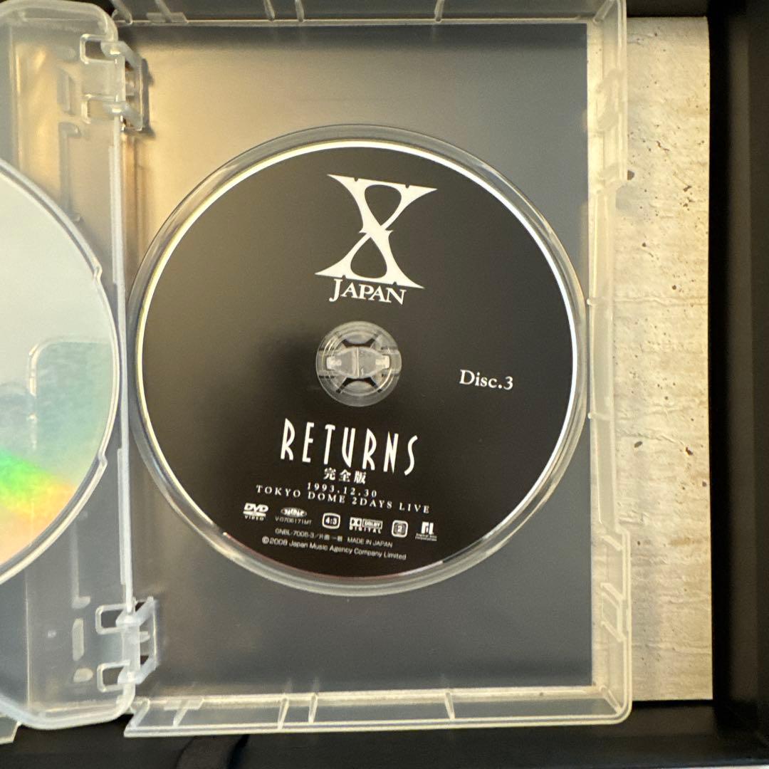 X JAPAN/X JAPAN RETURNS 完全版 DVD-BOX〈初回限…