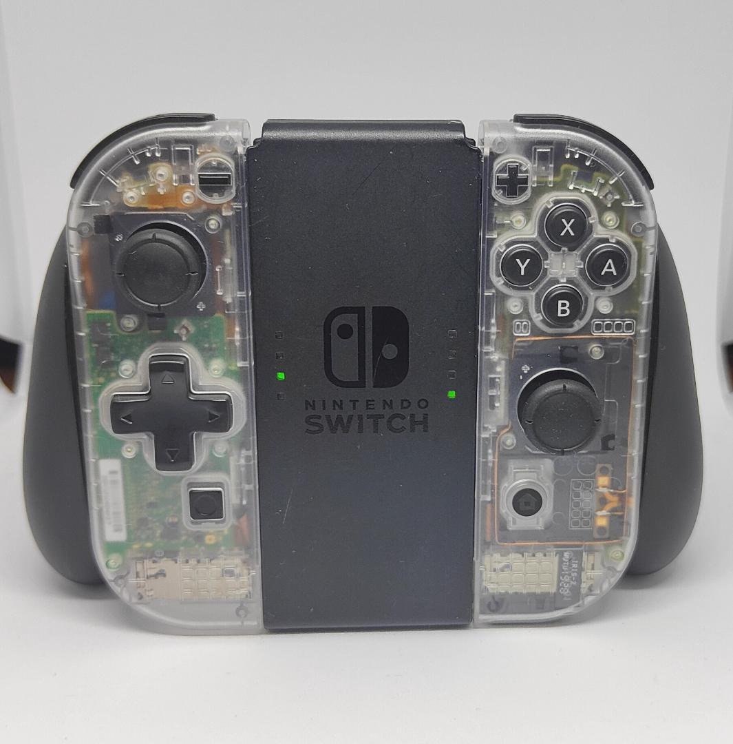 ジョイコンクリア スケルトン カスタム ニンテンドー スイッチ - メルカリ