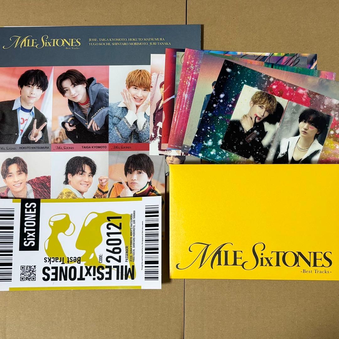 初回盤B/封入特典4点セット】MILESixTONES マイルストーンズ - メルカリ