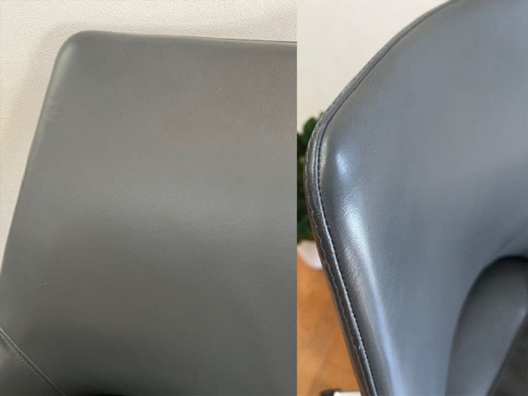 キールハワー CONA 本革デスクチェア 総革 モダン ミッドセンチュリー