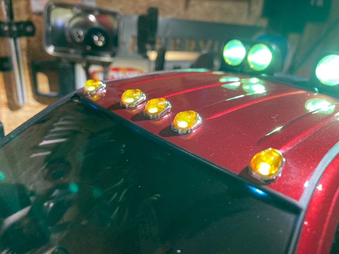 タミヤタンドラカスタム 実車北米トヨタカラー3Q3ウレタン塗装INJORA