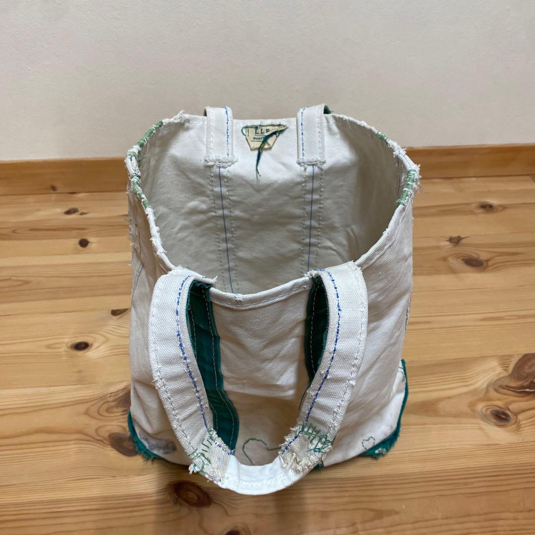 80s L.L.BEAN ビーントート 2色ギザタグ　グリーン