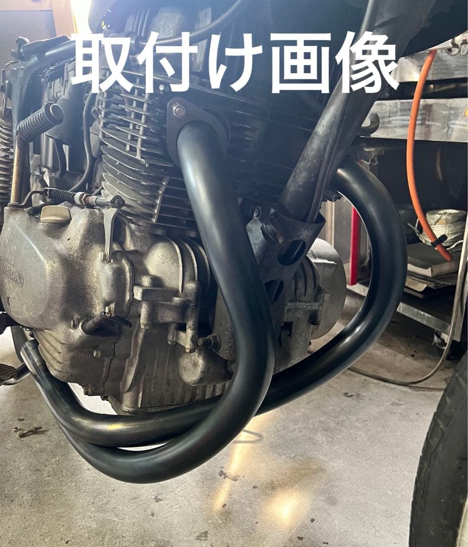 小鉄管/CB250T/CB400T/手曲げクロスメガホンマフラー120φ/新品/ - メルカリ