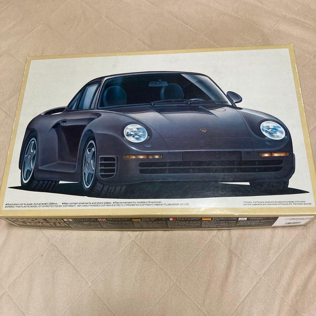 未使用 未開封】フジミ ポルシェ959 ブラックスター プラモデル 1/16