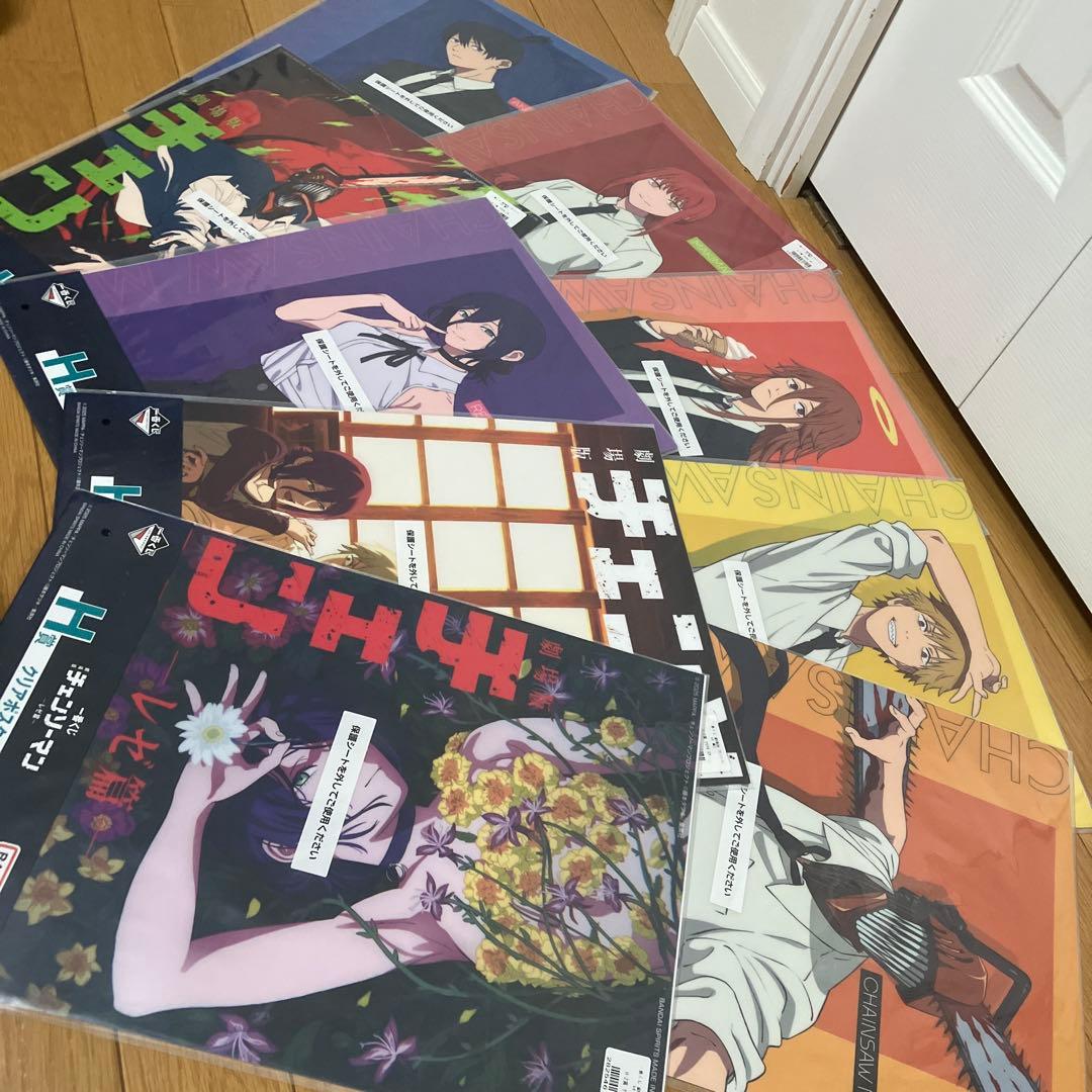 一番くじ チェンソーマン レゼ編 クリアポスター9枚セット チェンソーマン 一番くじ 劇場版 レゼ篇 クリアポスター H賞 レゼ 映画