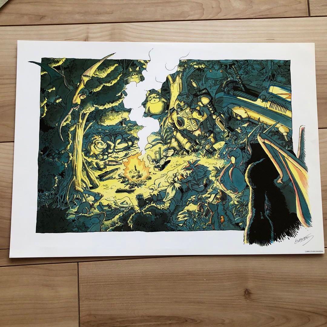 鳥山明の世界展　クロノトリガー　複製原画　ポスター　B4 Eの封筒 鳥山明の世界展 クロノトリガー 複製原画 ポスター B4 Eの封筒 鳥山明