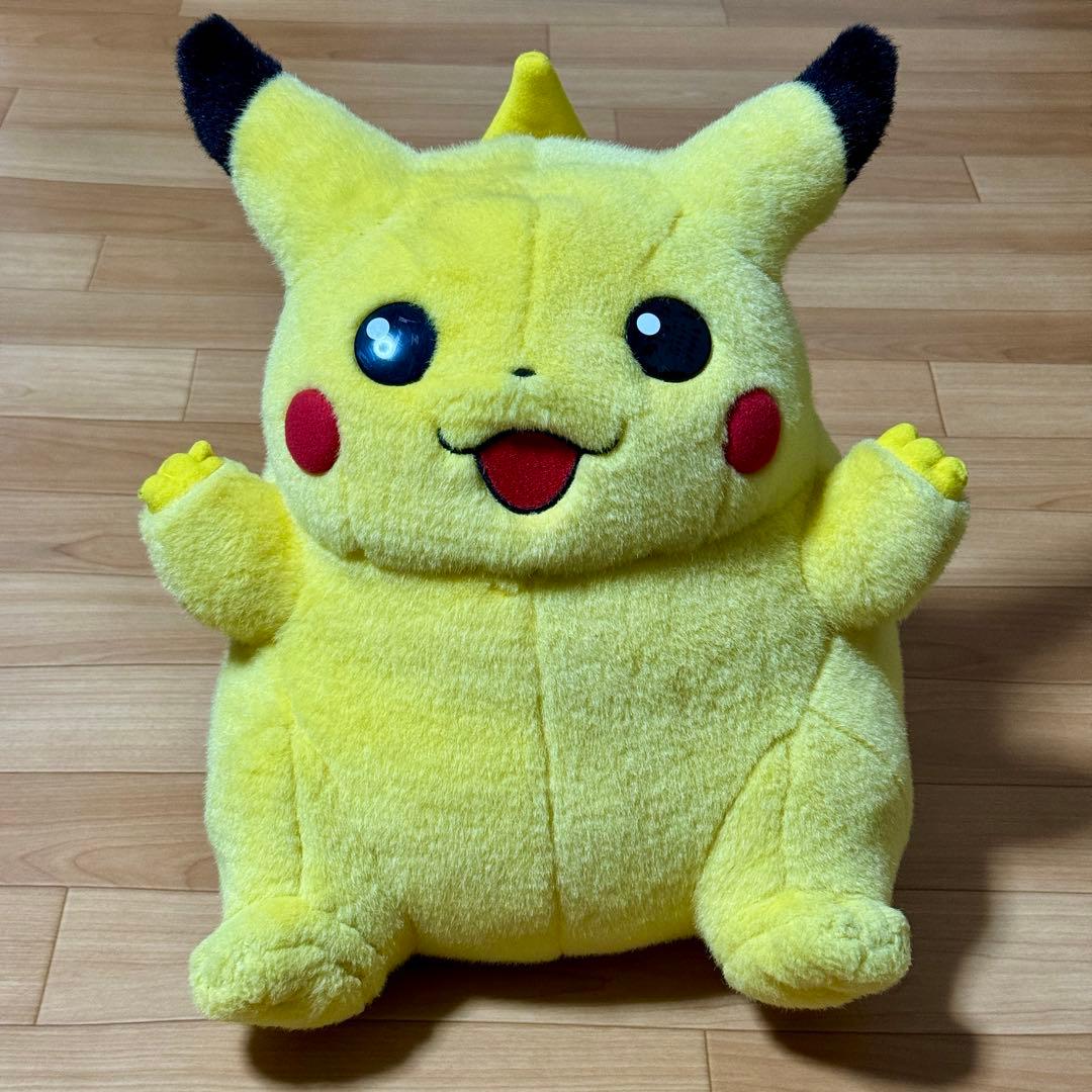 TOMY 初期 等身大 1/1 ピカチュウ ぬいぐるみ ポケモン 当時物 レトロ