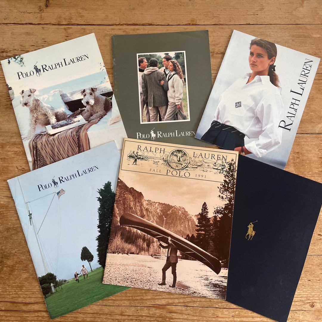 ポロ ラルフローレン カタログ ヴィンテージ 80〜90年代 6冊セット