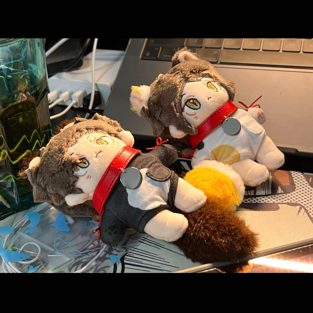 ハイキュー 孤爪研磨 15cm 着せ替えぬいぐるみ [尻尾、服付き] - メルカリ