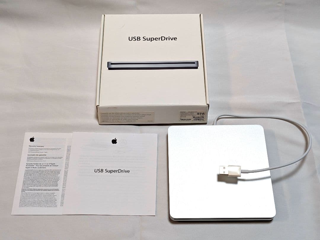 外付けハードディスク・ドライブ Apple USB SuperDrive MD564ZM/A Mac（Apple） Apple アップル 純正 SuperDrive MD564ZM/A A1379