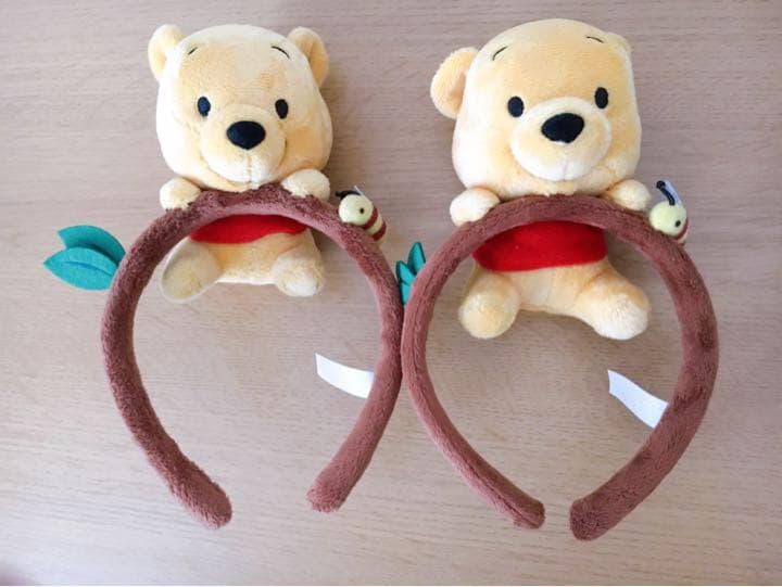 ディズニー☆プーさん カチューシャ☆2個セット カップル ペア - メルカリ