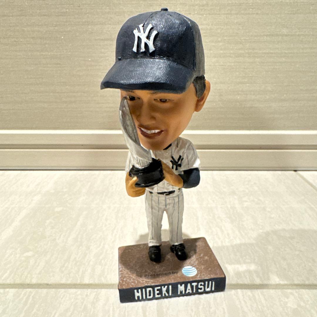 未使用】限定版 松井秀喜 ボブルヘッド ヤンキース引退セレモニー