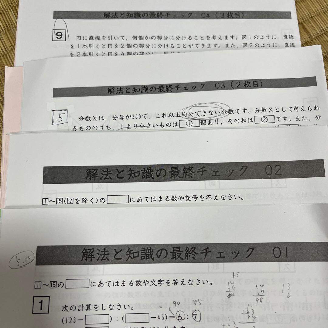 サピックス sapix 小6算数 SS特訓 SSSJ - メルカリ