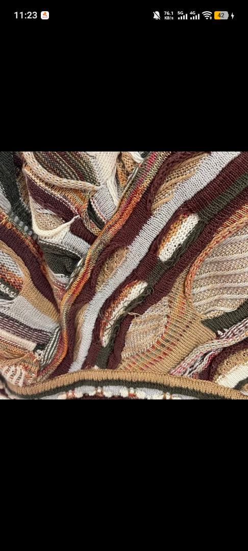 希少カラー 90s TUNDRA XL 立体3Dニット COOGI風 古着 - メルカリ