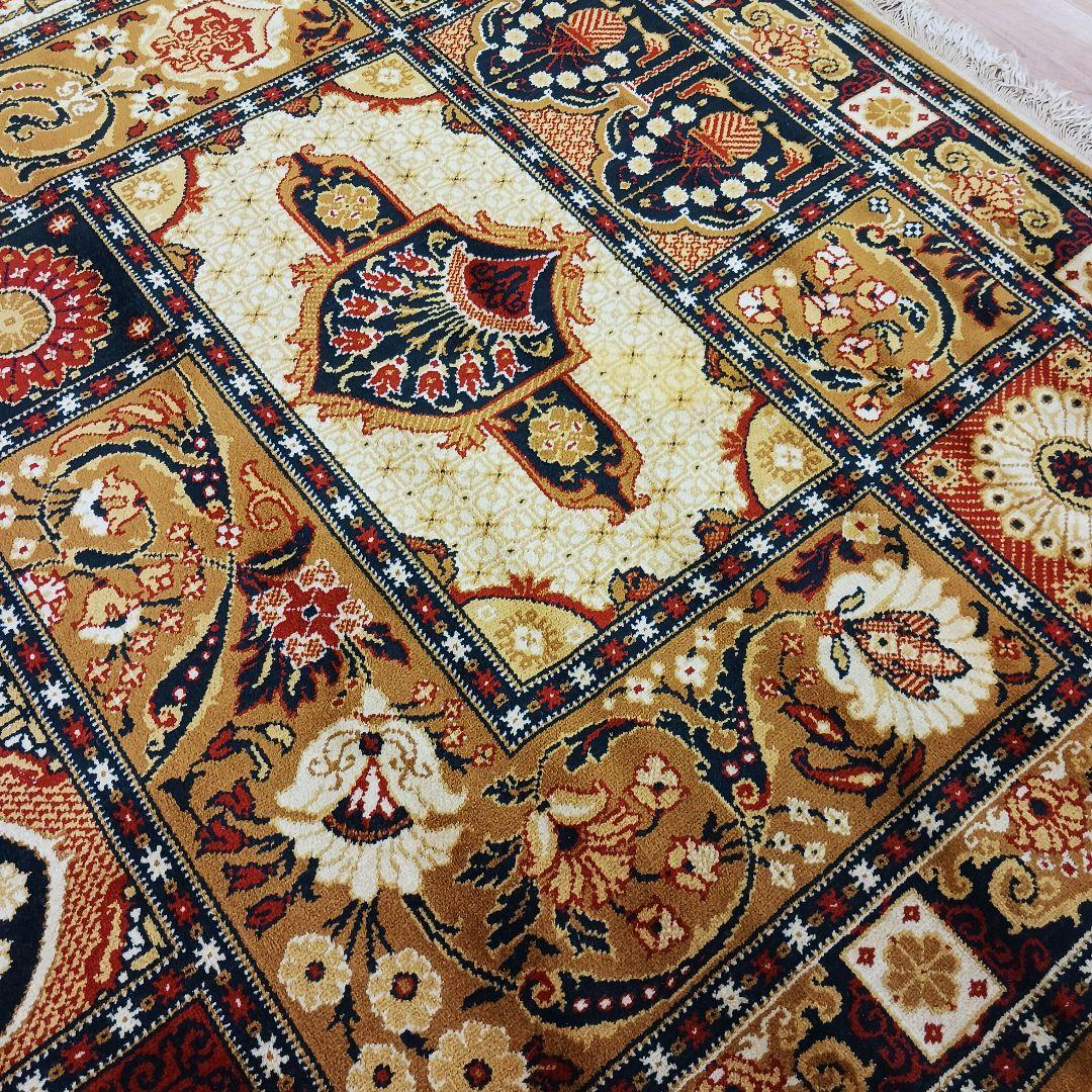 ドイツ製 ウィルトン織絨毯 純毛 ウール 大判カーペット240×340