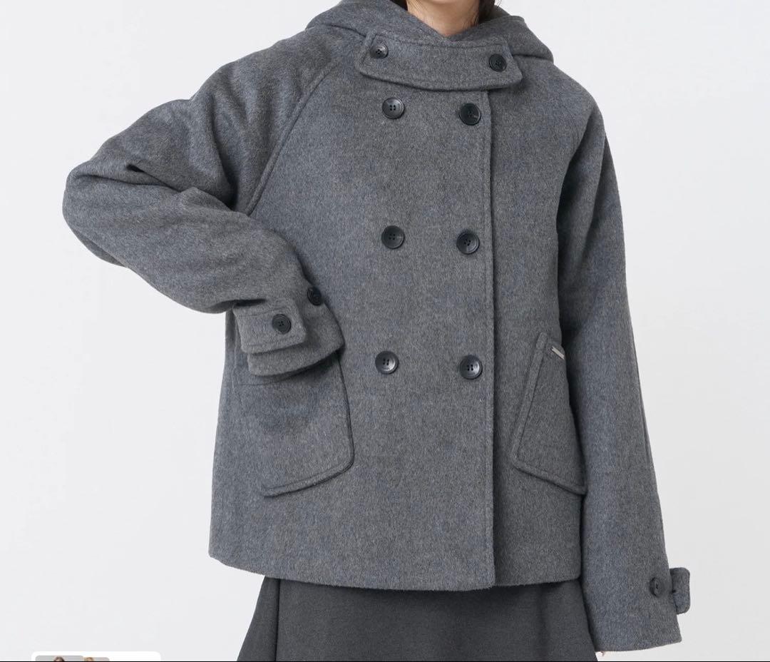 Miseki SEOUL HOODIE DOUBLE BUTTON COAT - メルカリ