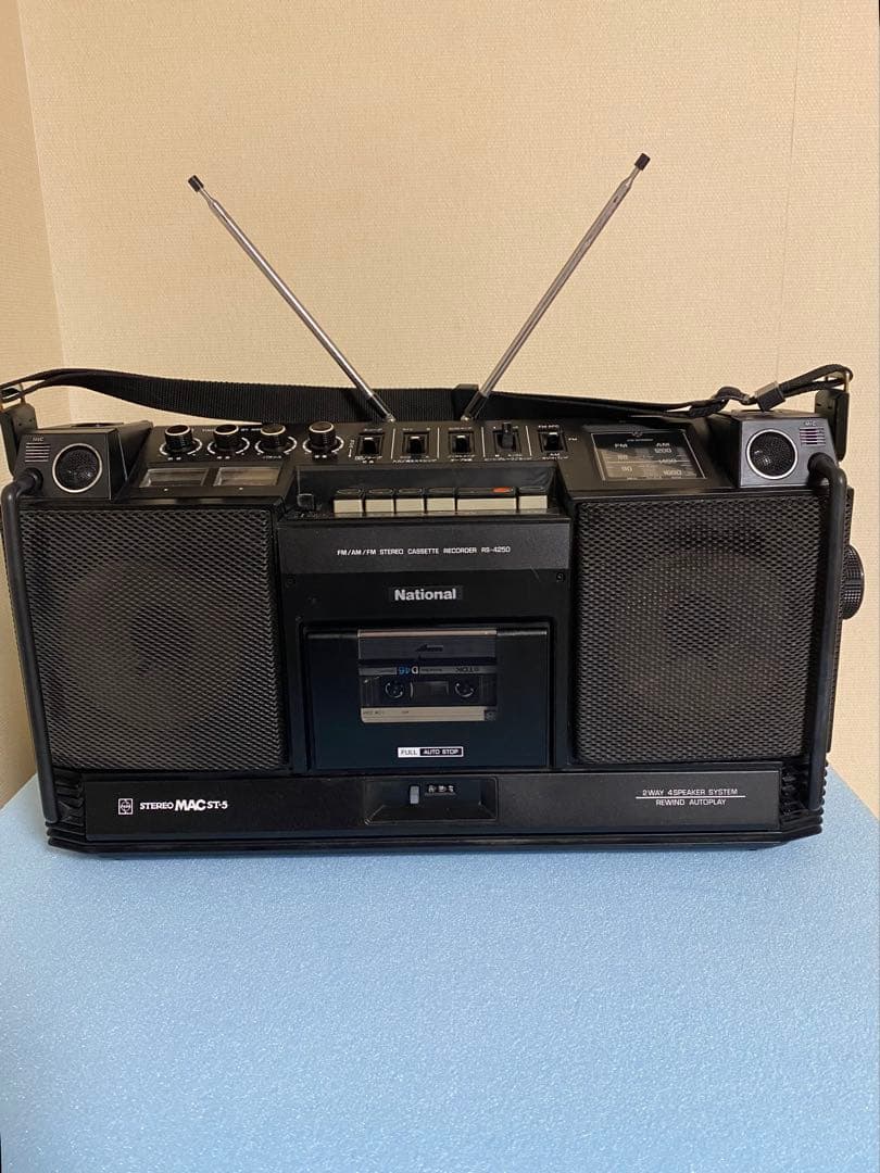 ナショナル　RS-4250 ステレオMAC ST5 ラジカセ1977当時物 NATIONAL ナショナル RS-4250 MAC ST-5 ラジカセ National RS-4250