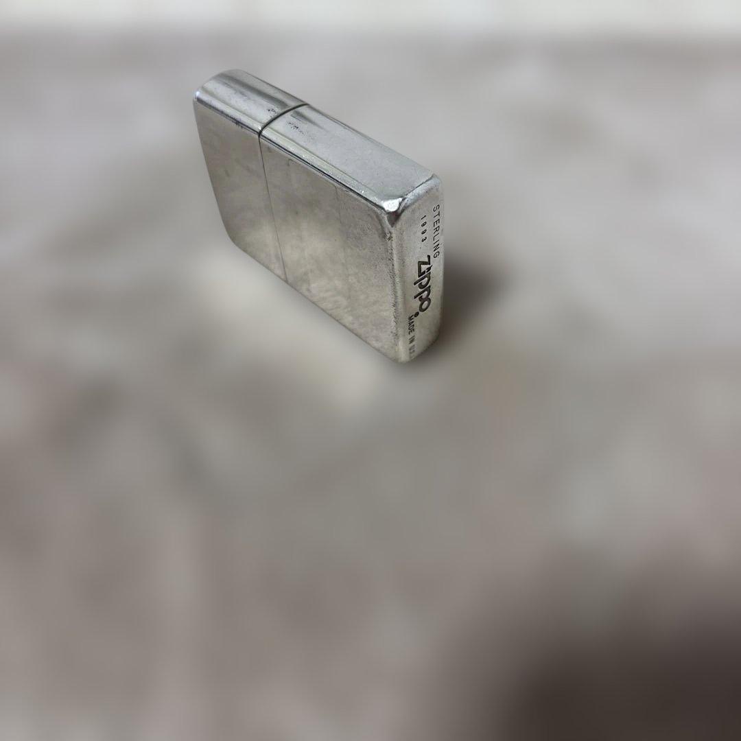 ビンテージ ZIPPO STERLING 1995 ベネチアン柄 シルバー