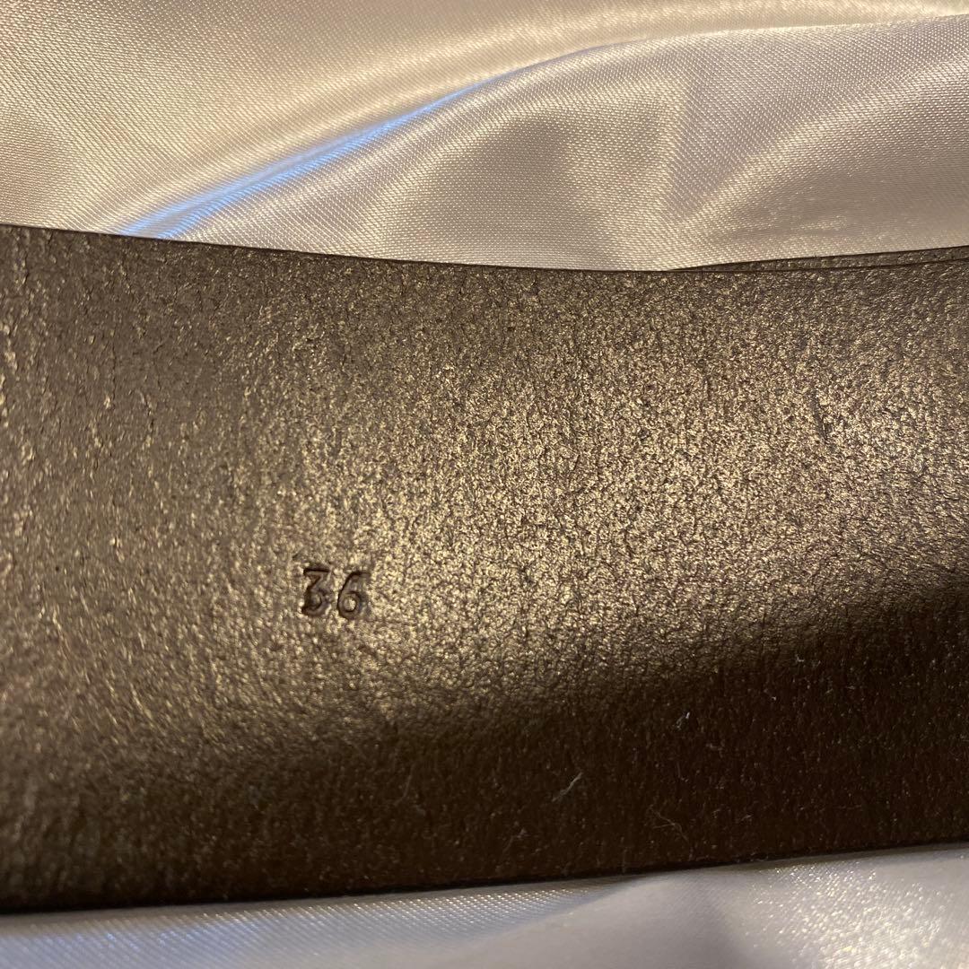 JIL SANDER ジルサンダー イタリア製ダークブラウン ワイドレザー