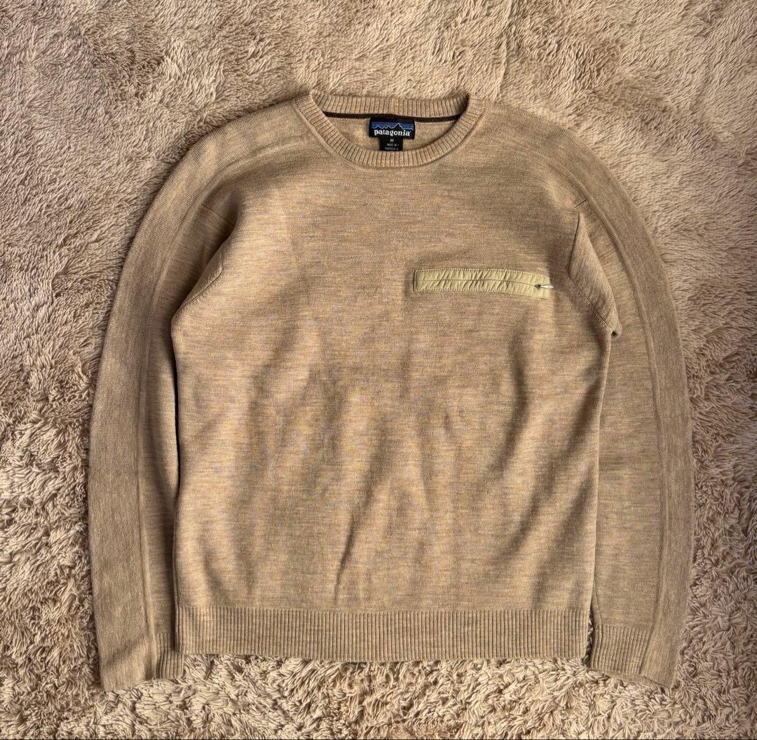 02年製　patagonia ウールニット　ベージュ　ウールセーター　Mサイズ 2026年最新】Yahoo!オークション -パタゴニア セーター ウールの中古品
