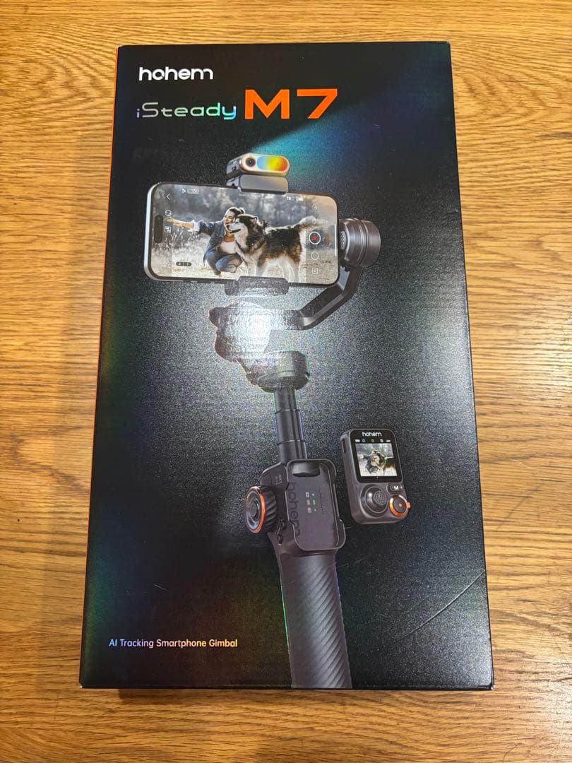 【開封のみ・未使用】hohem M7 3軸スマホジンバル AI搭載 開封のみ・未使用】hohem M7 3軸スマホジンバル AI搭載 開封のみ・未