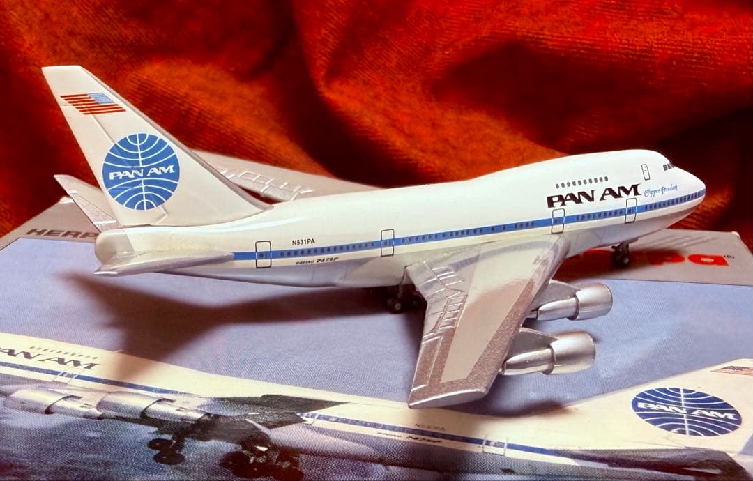 パンナム PAN AM ボーイング747SP 1/500 herpa - メルカリ