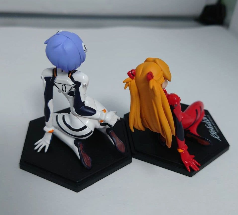 ヤングエース付録 エヴァンゲリオン アスカ＆レイフィギュア12体セット