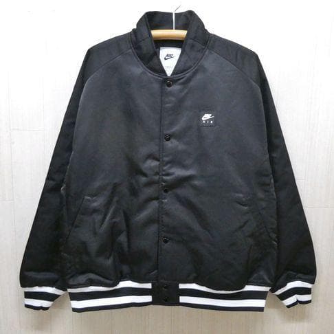 NIKE AIR ナイキ バーシティ ジャケット スタジャン L 黒 ブラック