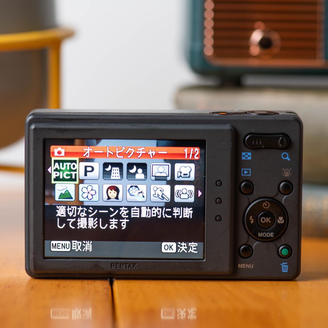 可愛いすぎるコンデジ】PENTAX optio H90 ホワイト - メルカリ