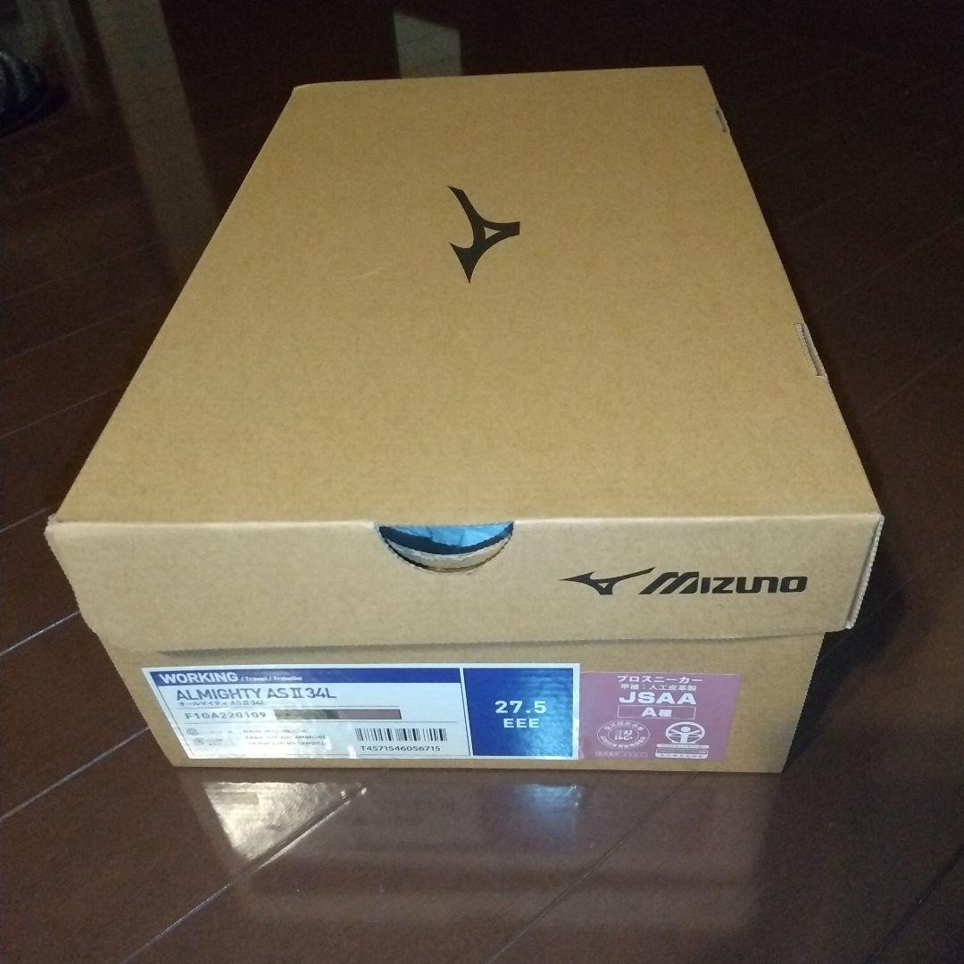 ミズノ 安全靴 オールマイティ AS R2 34L 27.5cm