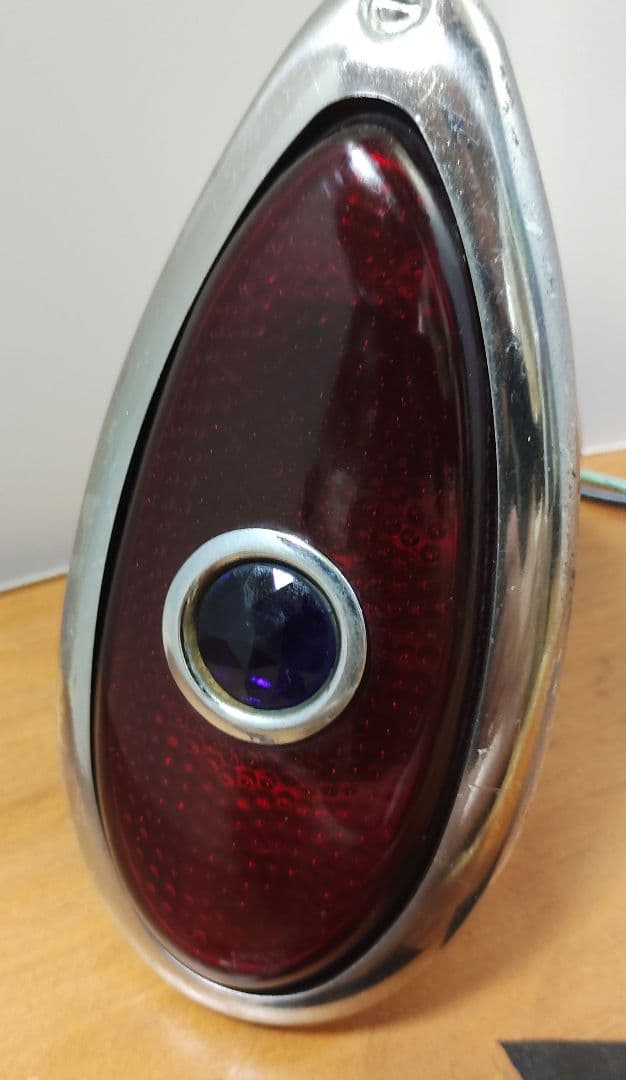 当時物☆希少ビンテージ☆ブルードットテールランプ・ラスト一点限り