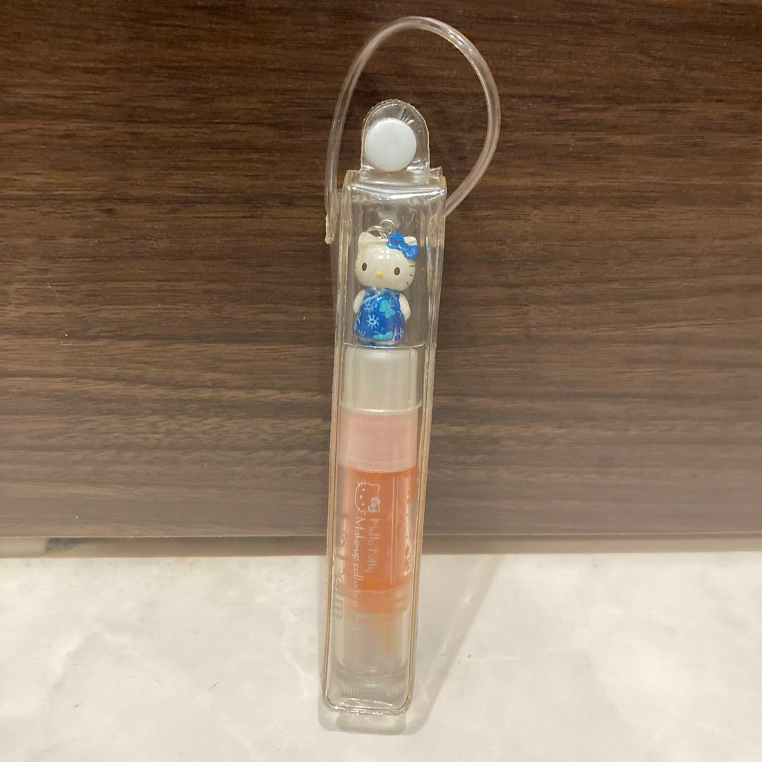 レトロ《2002年 ハローキティ リップバーム》当時物 コスメ☆オレンジ