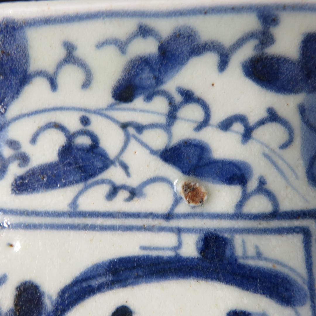長皿 染付 3枚 窯傷 歪み 古伊万里 - メルカリ