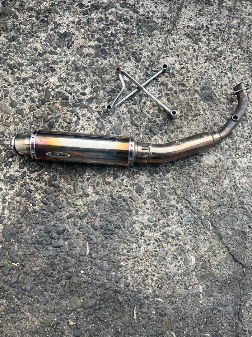 シグナス　リアライズマフラー シグナス Realize シグナスX バイクマフラー 台湾5期仕様 O2センサー
