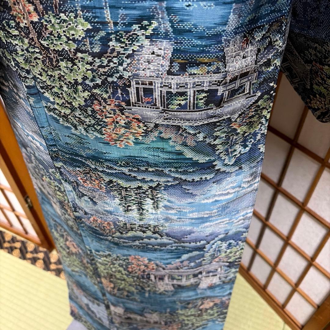 s*n様 正絹　大島紬《風景》