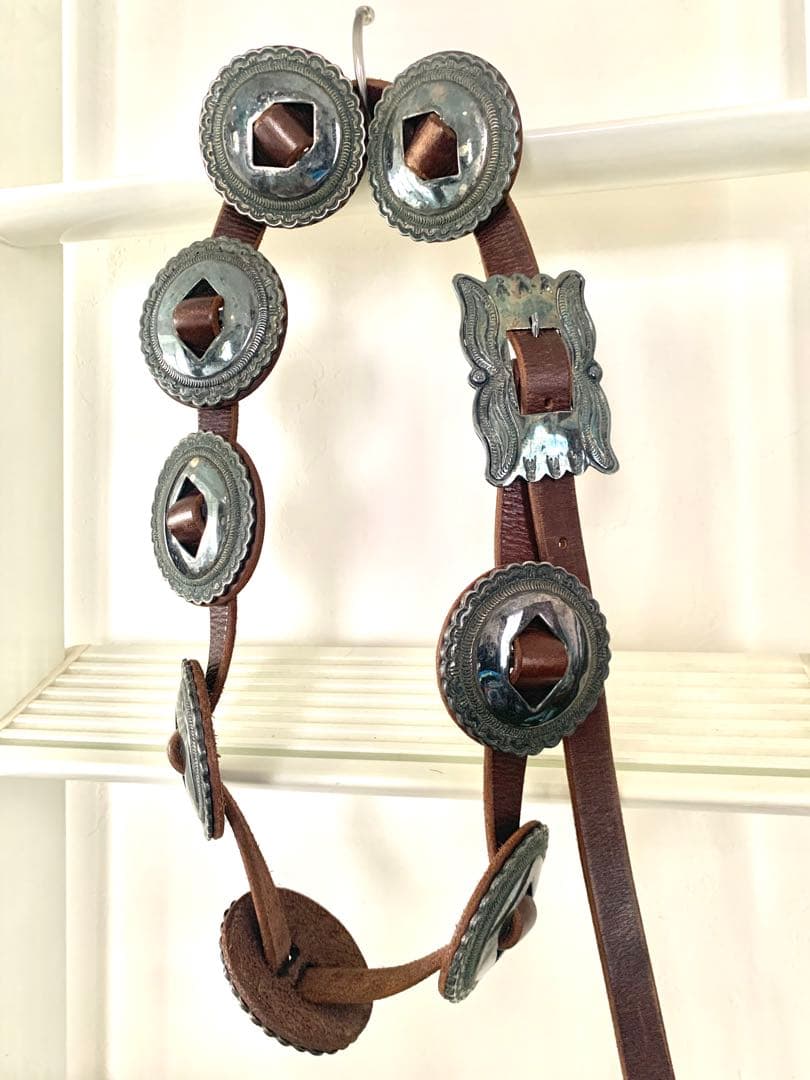 LGB コンチョ メタリックシルバー 革 レアの通販はau PAY マーケット