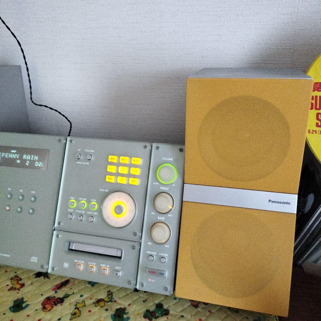 Panasonic 品番 SB-PM50 MD CDコンポ - メルカリ
