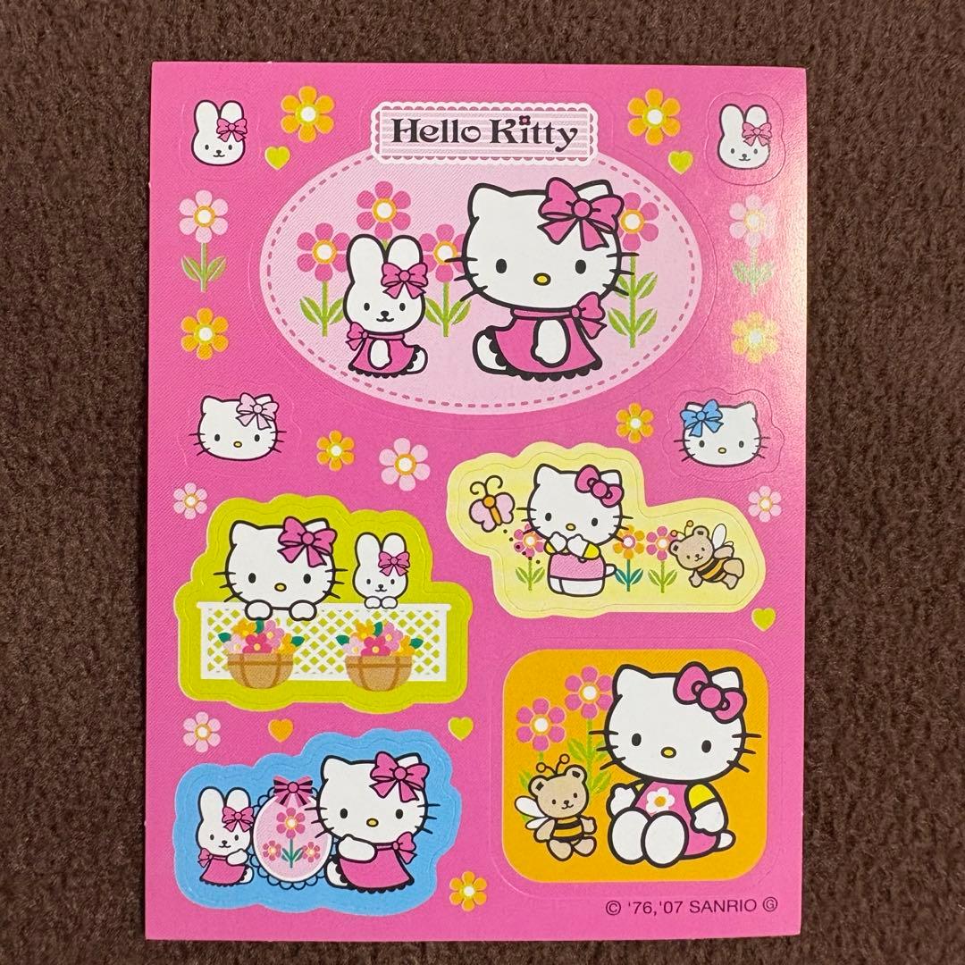 2000年初期サンリオ ハローキティシール 新品 まとめ売り 平成シール