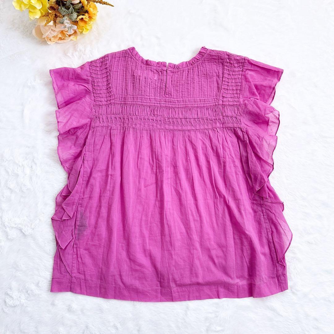 新品 ISABEL MARANT ETOILE フリル袖 ピンタック ブラウス - メルカリ