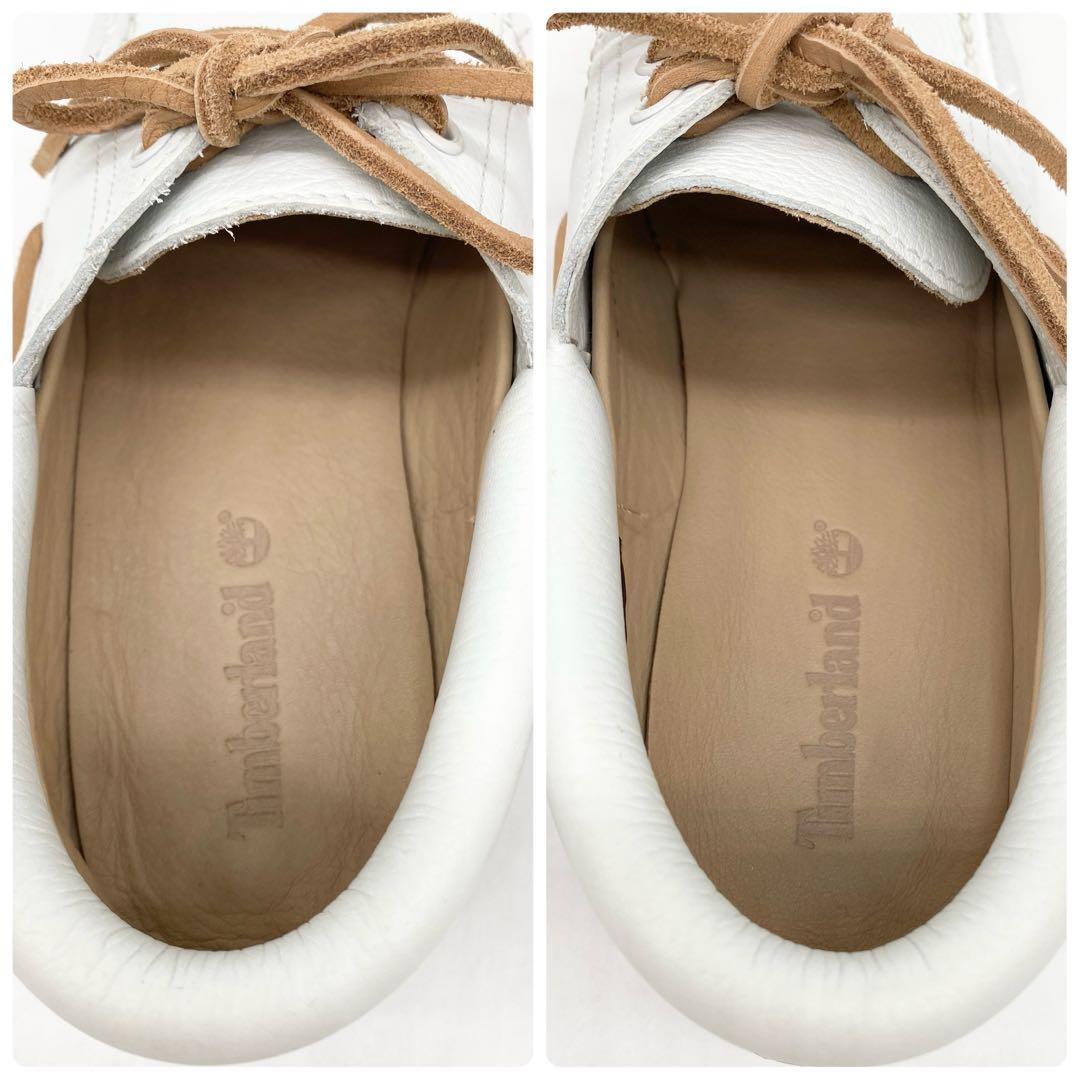 A16172 美品 ティンバーランド 3アイクラシックラグ 白 26 - メルカリ