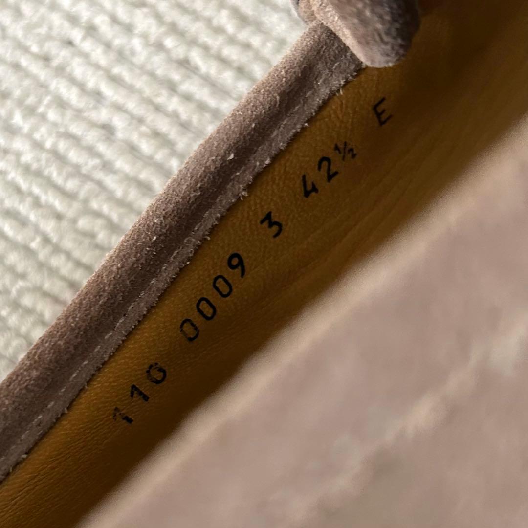 GUCCI グッチ ローファー スエード レザー ホースビット 27.5cm