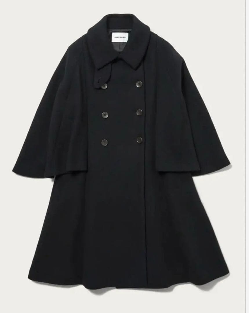 EMMEL REFINES ブラック コート EMMEL REFINES（エメルリファインズ）の「＜EMMEL REFINES＞EM ダブル