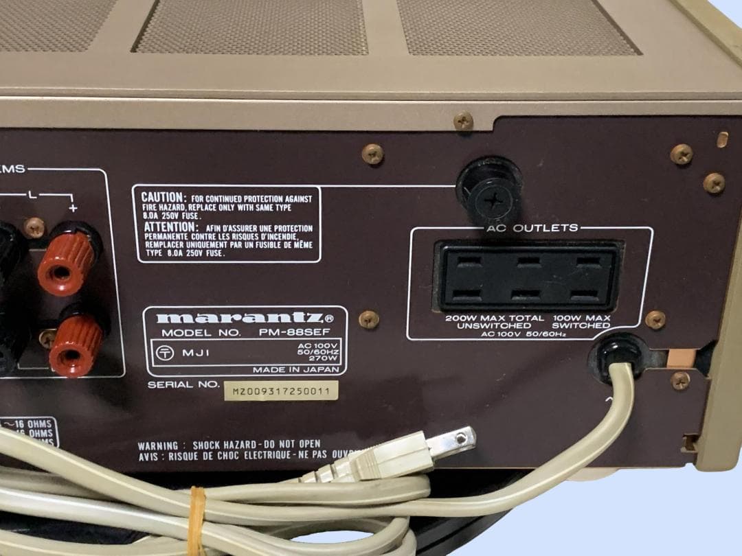 M9394 Marantz PM-88SEF プリメインアンプ マランツ - メルカリ