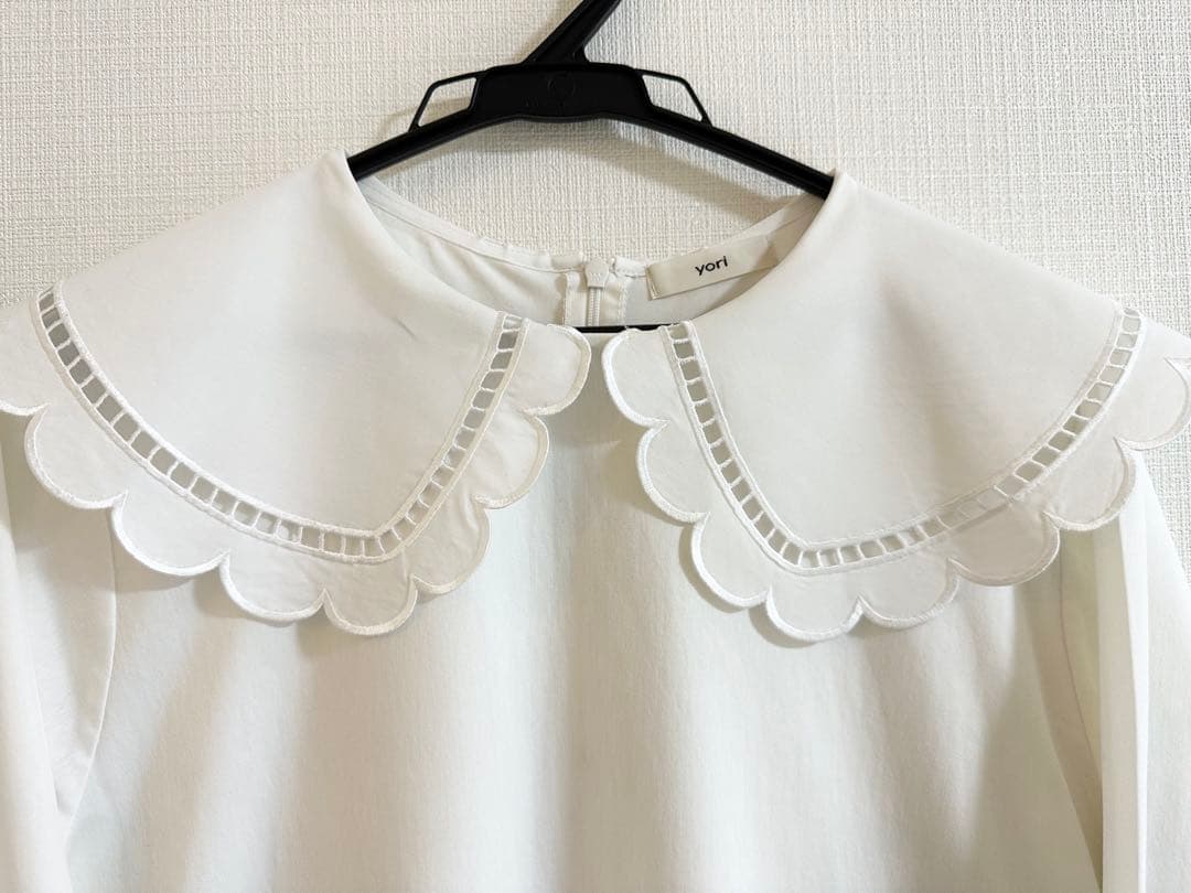 yori スカラップカラーロンteeブラウス - メルカリ