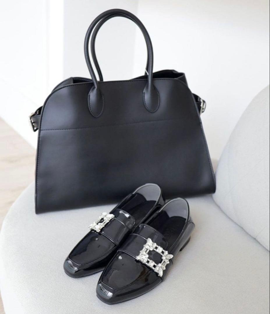 値下げ リアルレザートートバッグ 大収納 the ROW マルゴー 風デザイン