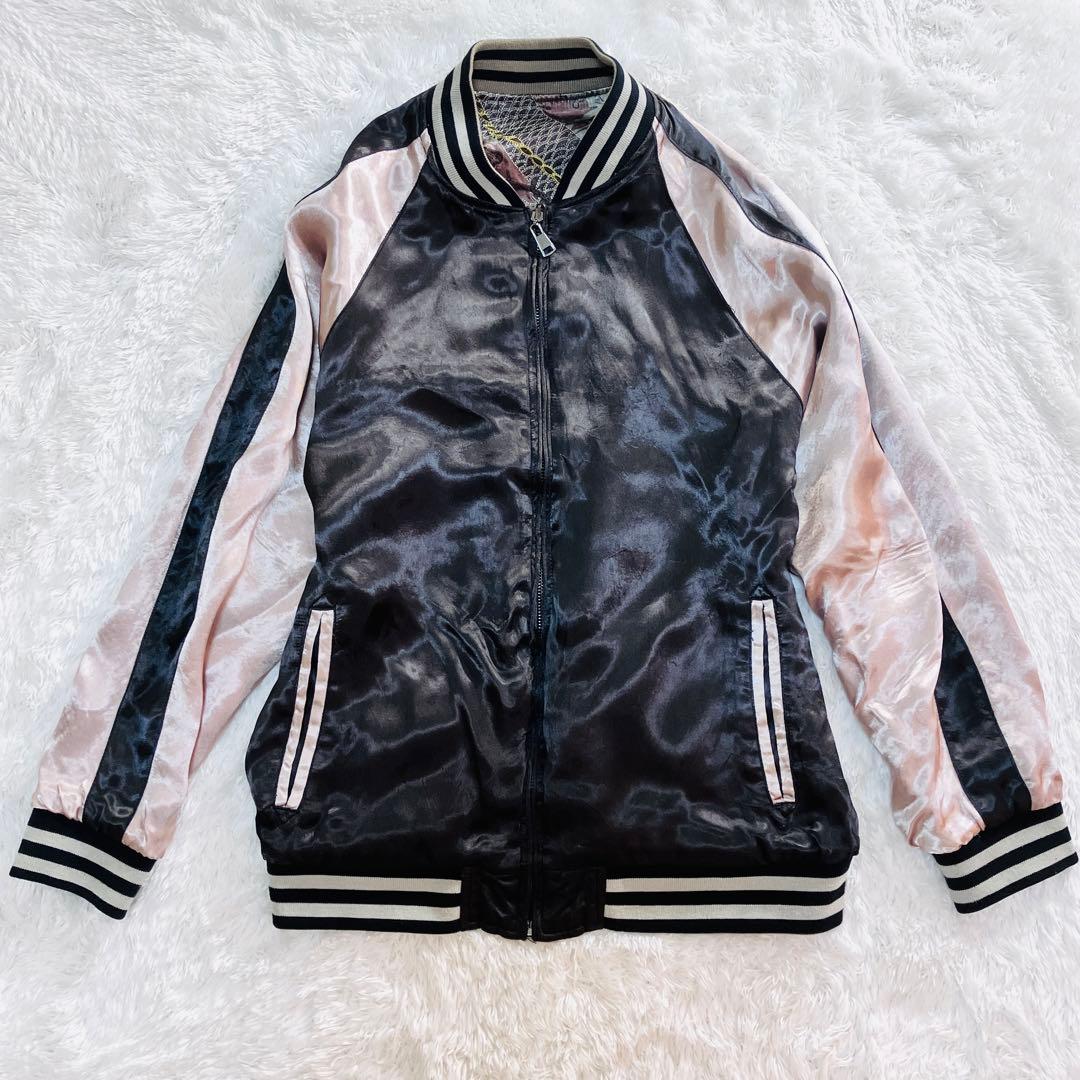 ZARA WOMAN スカジャン リバーシブル 刺繍 龍 虎 M