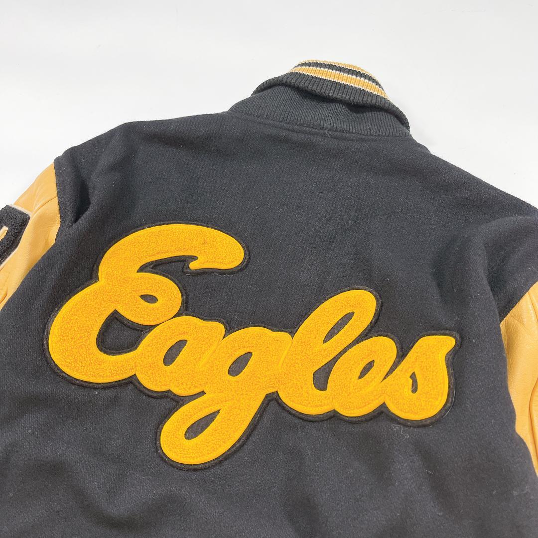 QB club カンザス大学 スタジャン ウール 本革 サイズO XL 黒