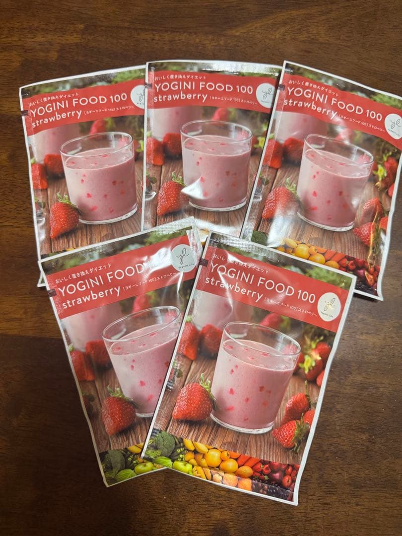 YOGINI FOOD 100 ストロベリー 5袋 - メルカリ